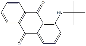 1-(tert-Butylamino)anthraquinone Struktur