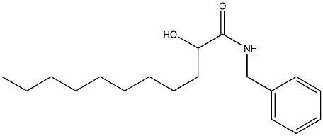 N-Benzyl-2-hydroxyundecanamide Structure