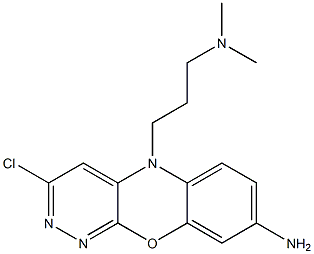  8-Amino-3-chloro-5-(3-dimethylaminopropyl)-5H-pyridazino[3,4-b][1,4]benzoxazine