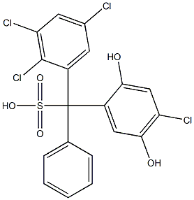 (4-Chloro-2,5-dihydroxyphenyl)(2,3,5-trichlorophenyl)phenylmethanesulfonic acid