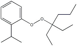 2-Isopropylphenyl 1,1-diethylbutyl peroxide Struktur