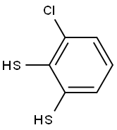 3-Chloro-1,2-benzenedithiol,,结构式