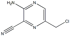  3-Amino-6-(chloromethyl)pyrazine-2-carbonitrile