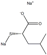 [S,(+)]-4-Methyl-2-(sodiothio)valeric acid sodium salt Struktur