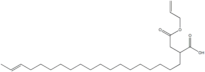 2-(17-Nonadecenyl)succinic acid 1-hydrogen 4-allyl ester,,结构式