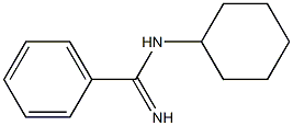 N1-Cyclohexylbenzamidine 结构式