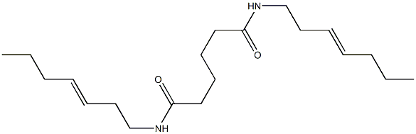 N,N'-Di(3-heptenyl)adipamide,,结构式