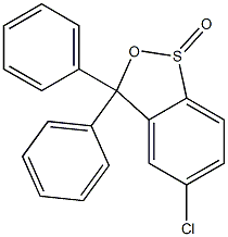 3,3-Diphenyl-5-chloro-3H-2,1-benzoxathiole 1-oxide