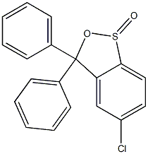 3,3-Diphenyl-5-chloro-3H-2,1-benzoxathiole 1-oxide|