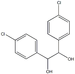 1,2-Bis(4-chlorophenyl)ethylene glycol,,结构式