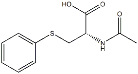 (S)-2-(Acetylamino)-3-(phenylthio)propanoic acid 结构式