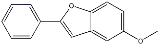2-Phenyl-5-methoxybenzofuran Structure