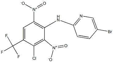  5-Bromo-N-(3-chloro-4-trifluoromethyl-2,6-dinitrophenyl)pyridin-2-amine