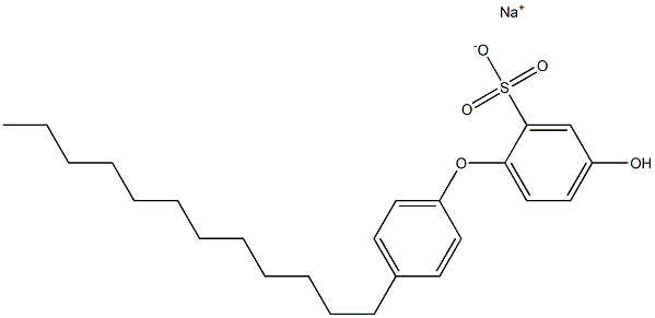 4-Hydroxy-4'-dodecyl[oxybisbenzene]-2-sulfonic acid sodium salt