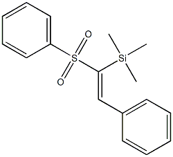 1-(Trimethylsilyl)-1-(phenylsulfonyl)-2-phenylethene|