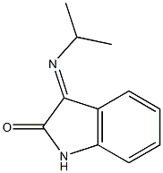 3-Isopropylimino-2-indolinone Structure