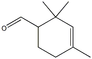 2,2,4-Trimethyl-3-cyclohexene-1-carbaldehyde Struktur