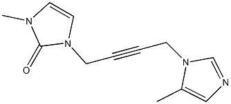 3-Methyl-1-[4-(5-methyl-1H-imidazol-1-yl)-2-butynyl]-1H-imidazol-2(3H)-one