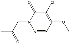 4-Chloro-5-methoxy-2-(2-oxopropyl)pyridazin-3(2H)-one