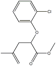 2-(2-Chlorophenyloxy)-4-methyl-4-pentenoic acid methyl ester