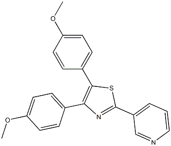 4,5-Bis(4-methoxyphenyl)-2-(3-pyridyl)thiazole