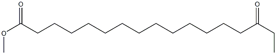 15-Oxoheptadecanoic acid methyl ester Struktur