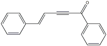 1,5-Diphenyl-4-penten-2-yn-1-one Struktur