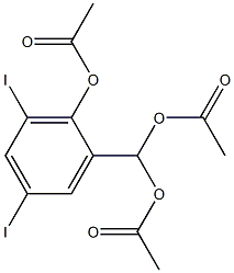 4,6-Diiodo-2-(diacetoxymethyl)phenol acetate