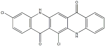 6,10-Dichloro-5,12-dihydroquino[2,3-b]acridine-7,14-dione Structure