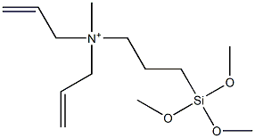  N-(3-Trimethoxysilylpropyl)-N,N-diallylmethanaminium