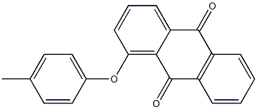 1-(p-Tolyloxy)anthraquinone 结构式