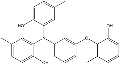 N,N-Bis(2-hydroxy-5-methylphenyl)-3-(2-hydroxy-6-methylphenoxy)benzenamine