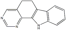 6,11-Dihydro-5H-pyrimido[4,5-a]carbazole,,结构式