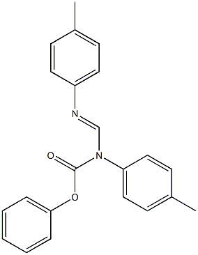 N1-(Phenoxycarbonyl)-N1,N2-di(p-tolyl)formamidine Structure