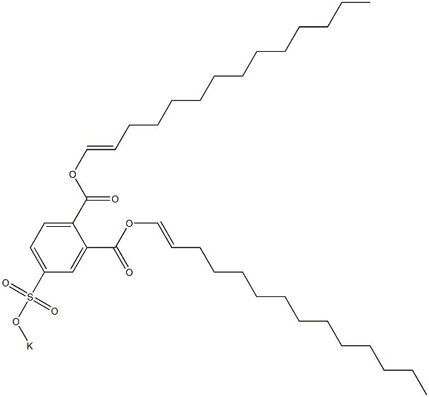  4-(Potassiosulfo)phthalic acid di(1-tetradecenyl) ester