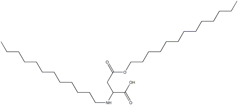 2-Dodecylamino-3-(tridecyloxycarbonyl)propionic acid|
