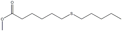 7-Thiadodecanoic acid methyl ester 结构式