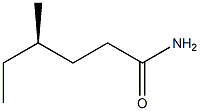 [R,(-)]-4-Methylhexanamide Structure