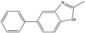 5-Phenyl-2-methylbenzoselenazole,,结构式