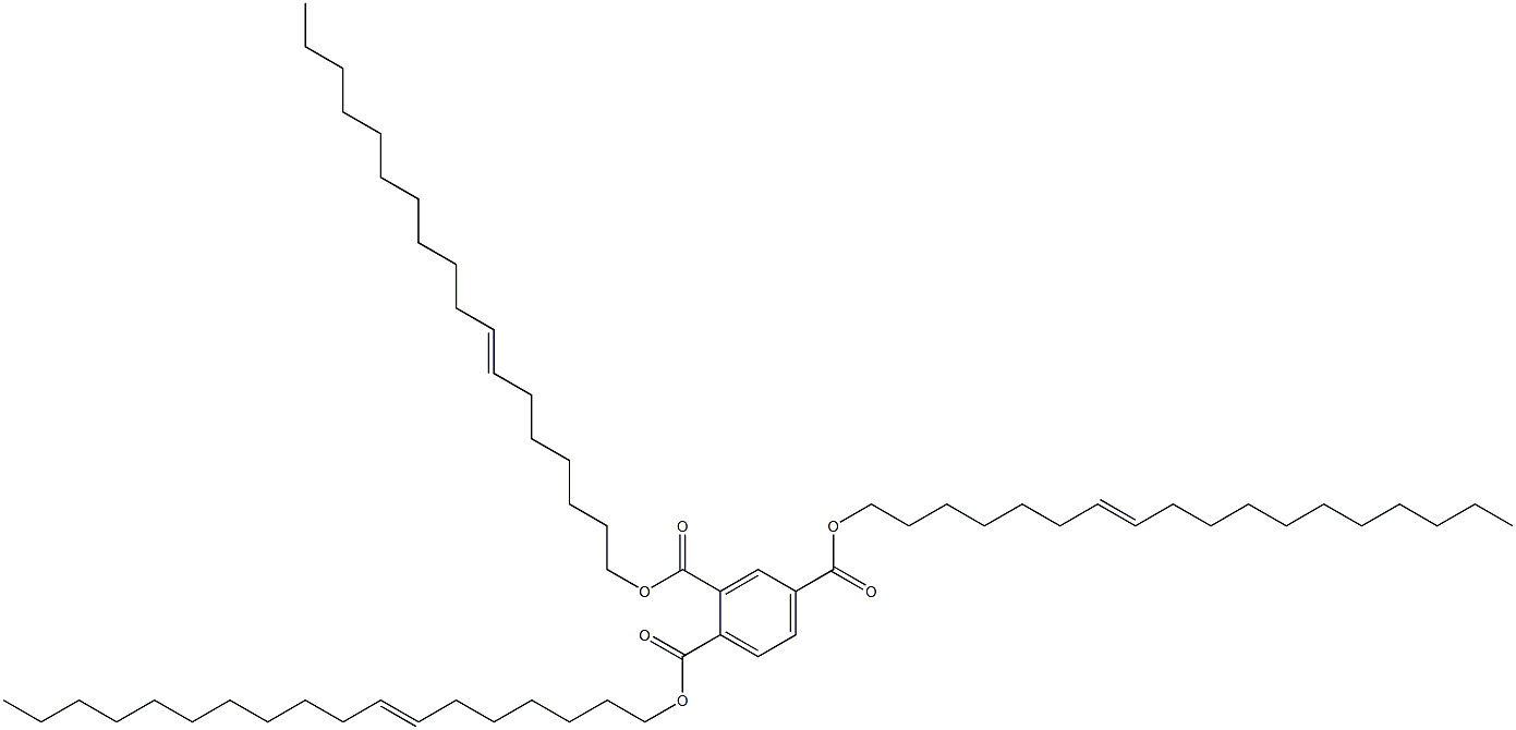 1,2,4-Benzenetricarboxylic acid tri(7-octadecenyl) ester,,结构式