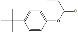 Propionic acid p-tert-butylphenyl ester 结构式