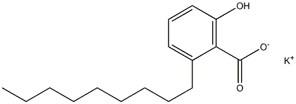 2-Nonyl-6-hydroxybenzoic acid potassium salt Structure