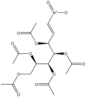 1-(Nitromethylene)-2-O,3-O,4-O,5-O,6-O-pentaacetyl-1-deoxy-D-galactitol