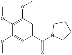 1-(3,4,5-Trimethoxythiobenzoyl)pyrrolidine