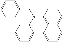 N-Phenyl-N-(1-naphtyl)benzylamine Structure