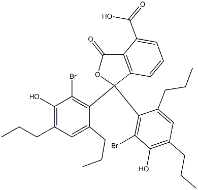 1,1-Bis(6-bromo-5-hydroxy-2,4-dipropylphenyl)-1,3-dihydro-3-oxoisobenzofuran-4-carboxylic acid|