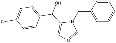 1-Benzyl-5-[(4-chlorophenyl)hydroxymethyl]-1H-imidazole Struktur