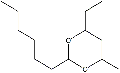 4-Ethyl-2-hexyl-6-methyl-1,3-dioxane|