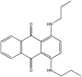 1,4-Bis(propylamino)-9,10-anthraquinone Structure