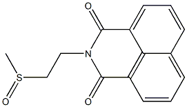 2-[2-(Methylsulfinyl)ethyl]-1H-benzo[de]isoquinoline-1,3(2H)-dione